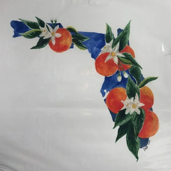 20” by 20” Florida Orange PRINT artwork - Picture 5 of 5